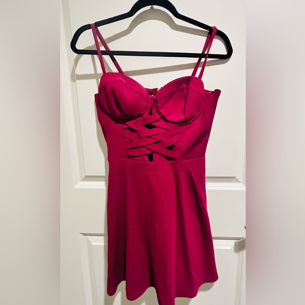 Bebe Fuschia Dress